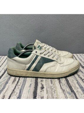 Pro-Keds X Trashmangrn TMG Skyhawk Sneakers Size 12 White & Green Leather
